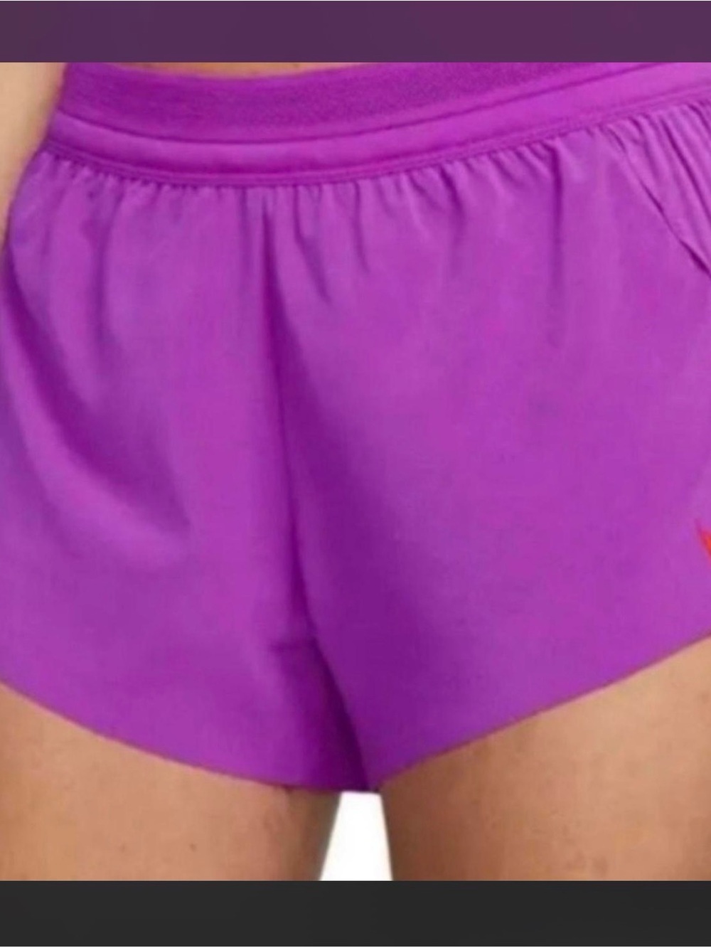 Nike Women's Purple Athletic Running Shorts